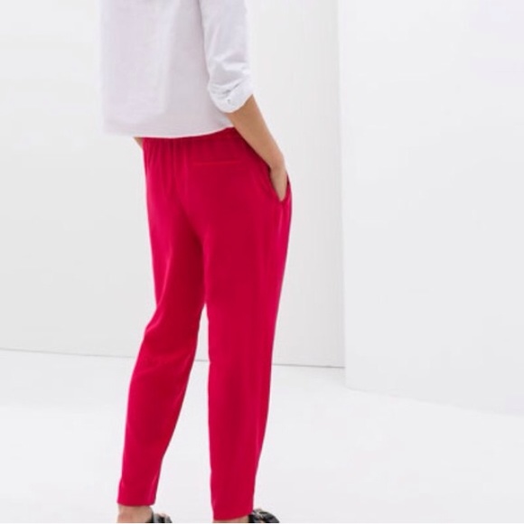 Zara Red drawstring pants - Picture 3 of 4