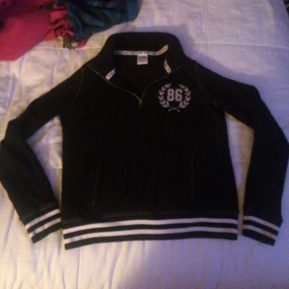 [PINK track collared pull over]