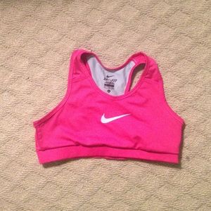 Pink Nike Sports Bra
