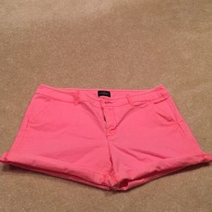 Pink American Eagle midi shorts
