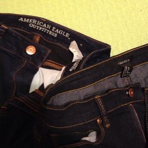 Jeans and shorts