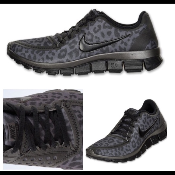 Nike Shoes - Nike Free 5.0 Black Leopard