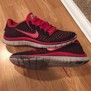 Nike Free Run 3.0 Red/Black