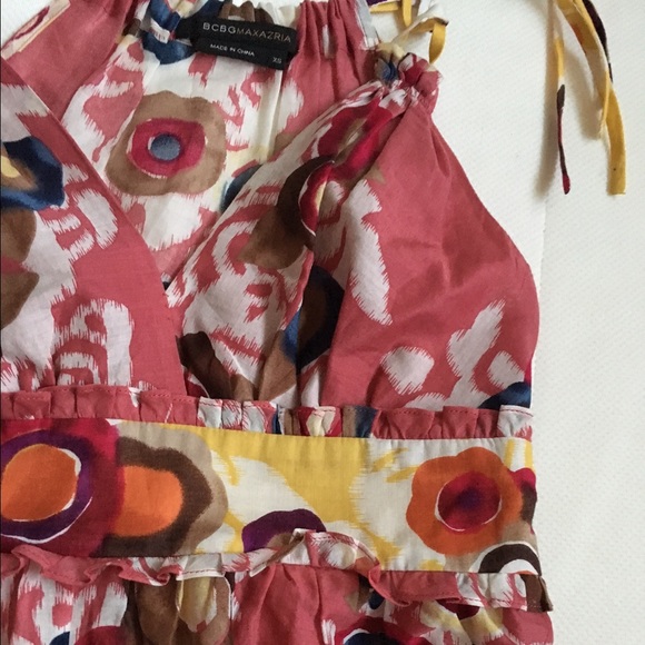 BCBGMaxAzria Watercolor Floral Top