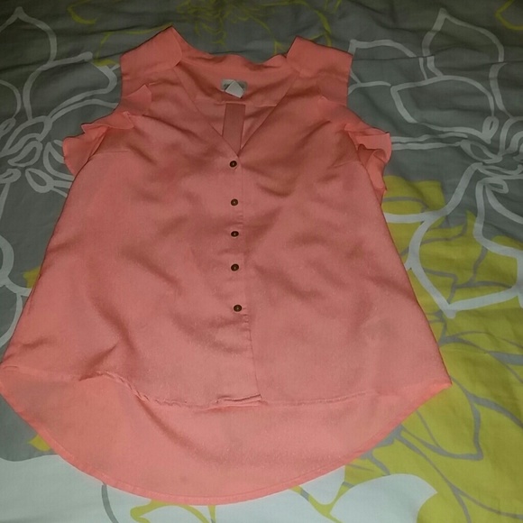 Coral blouse - Picture 1 of 2
