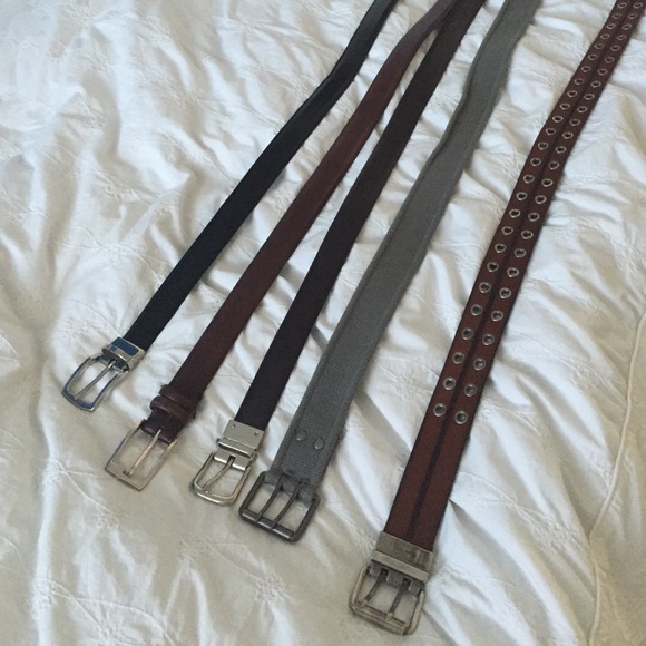 Men's belts 5 total for $10