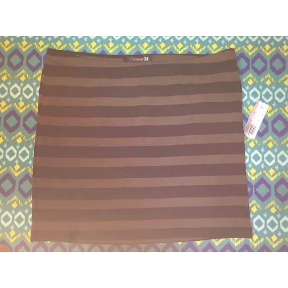 Black & Olive Short Skirt