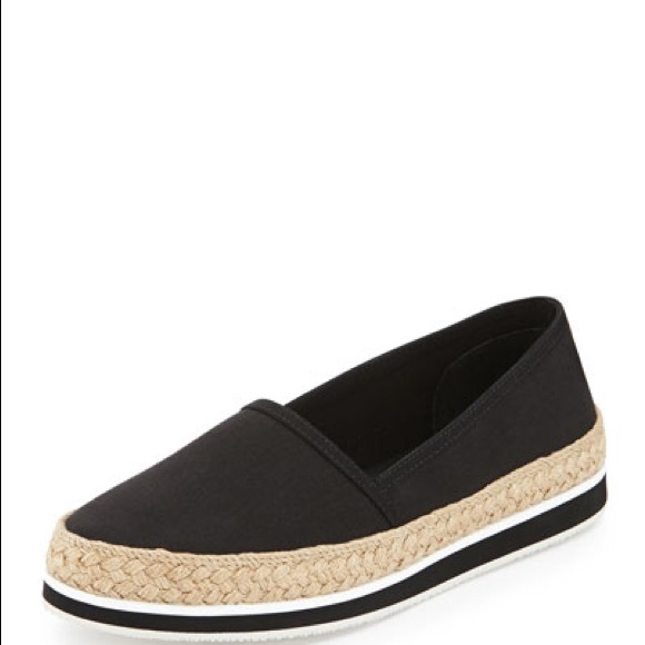 Sold!!Prada gabardine espadrille new in box size 7
