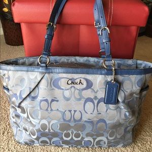 Coach tote bag 16x10x5