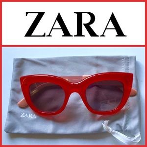 NWT ZARA sunglasses w/ hard case