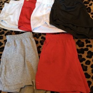 Soffe Shorts! Red, black, and grey!