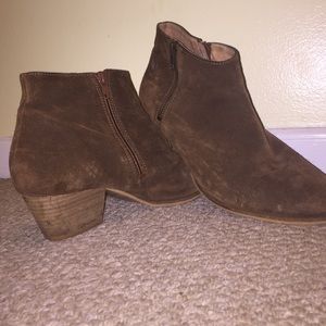Aldo taupe ankle boots
