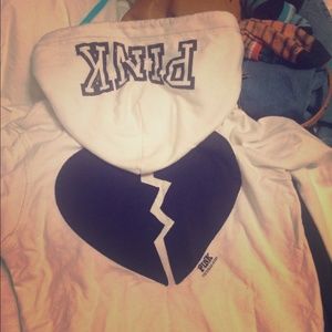 LOVE PINK heartbreaker sweatshirt