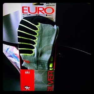 New! Eurosocks Silver Series Ski Socks Size XL