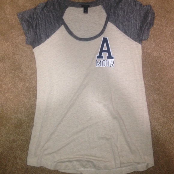 Baseball style light weight t shirt from jcrew