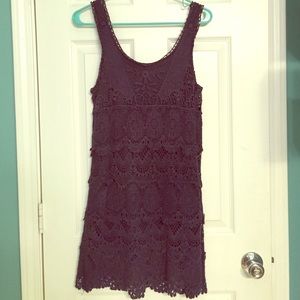 Navy lace dress