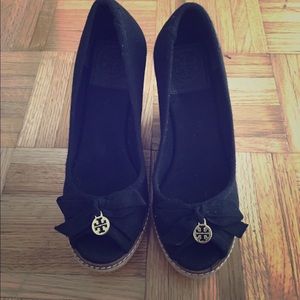 Brand new Tory Burch Jackie espadrille wedge