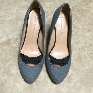 Lauren Conrad Grey Heels