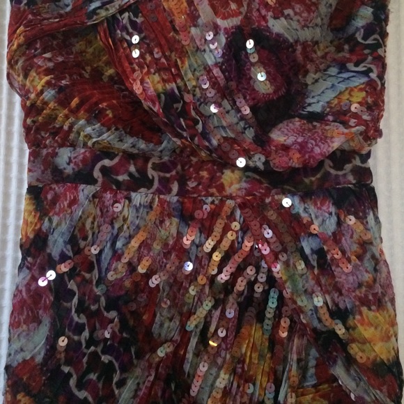 Diane von Furstenberg strapless sequenced dress - Picture 2 of 4