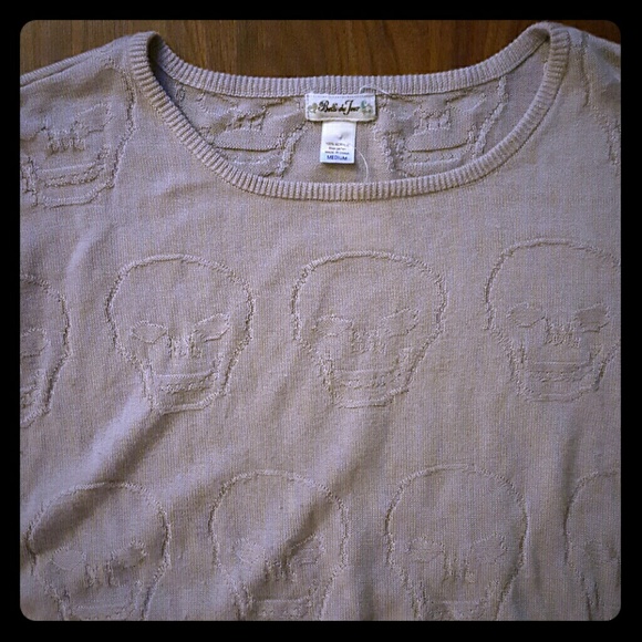 Blush Skull Sweater