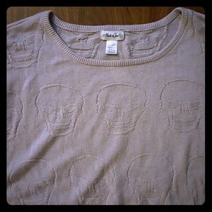 Blush Skull Sweater