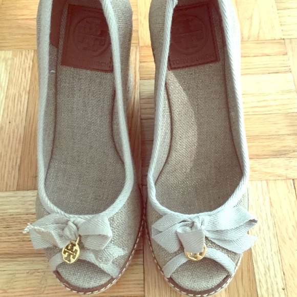Brand new Tory Burch Jackie Espadrille Wedges