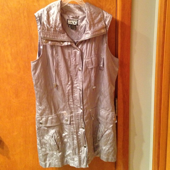 Silver vest