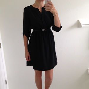 Black adjustable belt