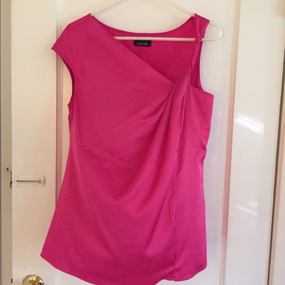 Fabrik Tops - Hot Pink Twisted Tank