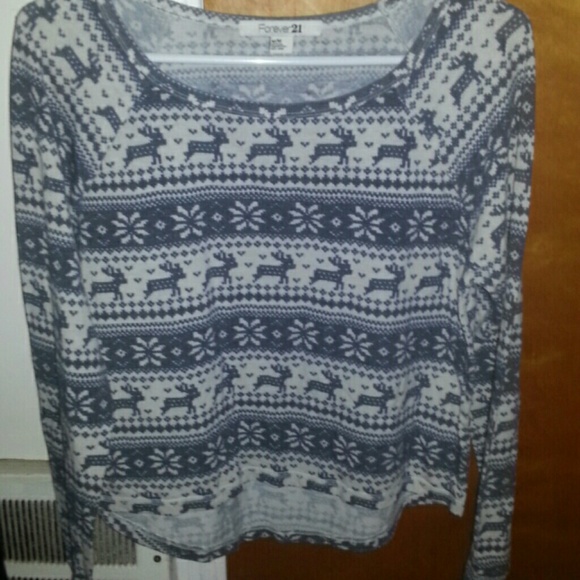 Festive reindeer sweater