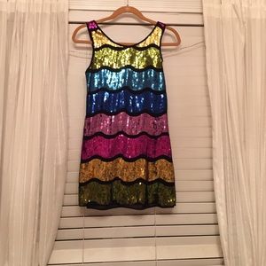 sequin dress