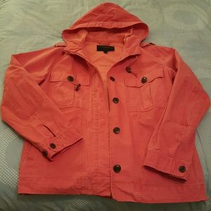 J. Crew Hooded Anorak Style Jacket