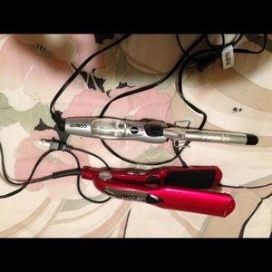 Conair curling iron and flat iron