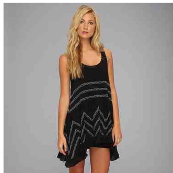 Free People Dresses & Skirts - Free People Voile & Lace Dress Black