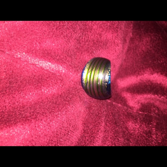 🔵Glass ring - Picture 2 of 2