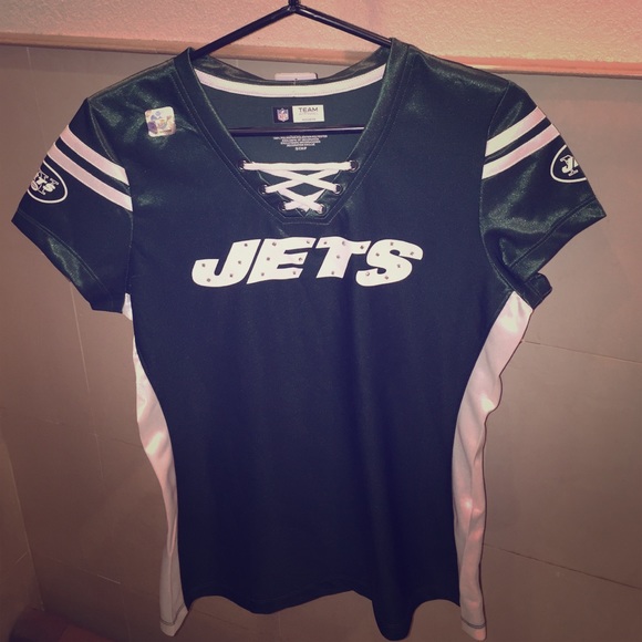 Women's NY Jet's rhinestoned jersey. Brand new!