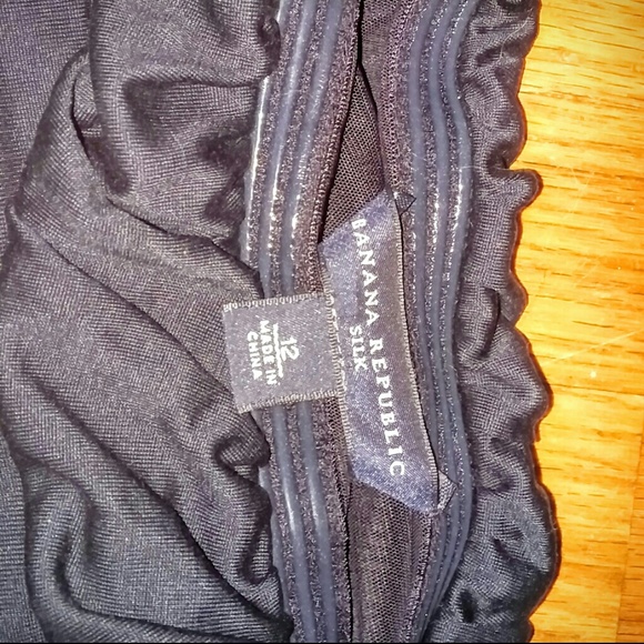 Beautiful Black Silk Strapless Bubble Dress - Picture 3 of 3