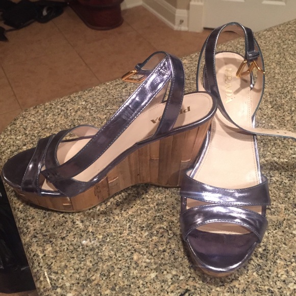 Prada wedges