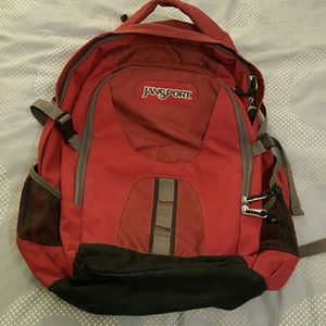 Red Jansport Backpack