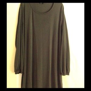 ASOS Curve Dark Gray Swing Dress, Size 20