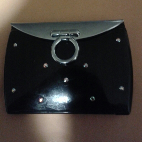 Nifty Two-Mirrored Compact with Swarovski Crystals