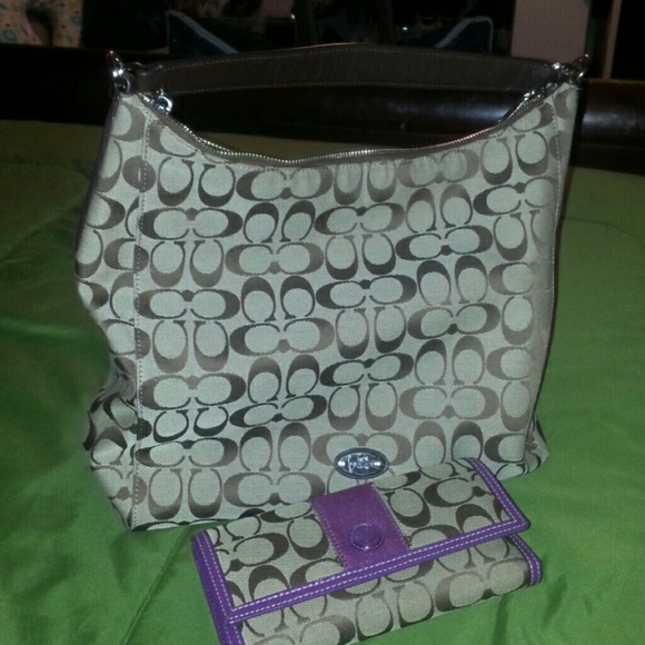 Coach wallet and purse