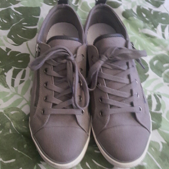 ALDO grey women canvas shoes