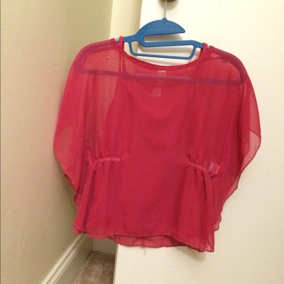 Pink top w/ tank top