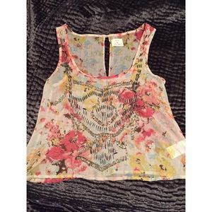 Urban outfitters beaded tank