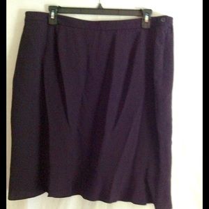 Plum Color Tulip Skirt, Size 18W