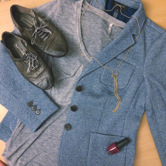 HP🎉 Talbots Blue Wool Blazer