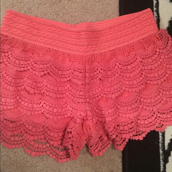 Crochet shorts