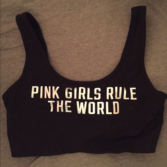 PINK sports bra/shelf bra