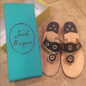 Jack Rogers Nantucket Midnight/Gold
